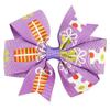 Utini Shipping 200pcs/lot 3" Girls Christmas Gift Pinwheel Hair Bows Hair Clips Barrette - (Color: 6) view 2