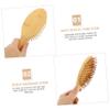 2pcs men combs for hair mens combs massage 's s for for hair teasing wood for wood wo scalp Wooden man view 3
