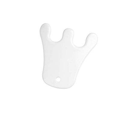 Face Scraping Board Muscle Scraping Tools Chinese guasha Scraping Massage Eye Massagers Ceramic Tools spa Traditional Scraping Plate Essential Oil White Handheld