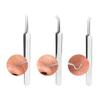 8 Pcs Stainless Steel Blackhead Remover Pimple Extractor Tool Kit with Metal Case for Pimples, Blackheads, Zit Removing for Face Nose view 4
