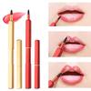 Exquisite Professional Lip Brush Applicators-Retractable Lipstick Brushes- Lipstick Gloss Makeup Brush Tool For Women and Girls (Bright Gold) view 4