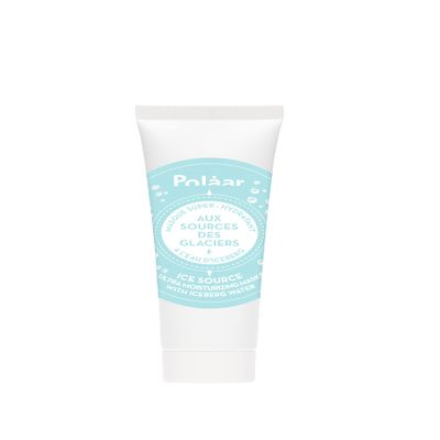 Polar - Ice Source Ultra Moisturizing Mask with Iceberg Water & Hyaluronic Acid - All Skin Types, Even Sensitive - 96% Natural, Vegan, Cruelty Free, Made in France - 1.7 Fl Oz
