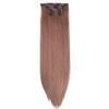 6Pcs/Set Hairpiece 140G Straight 16 Clips Hair Bundle Synthetic Clip In Extensions 22" Heat Resistant #4-30 view 1