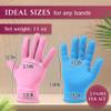 4Pcs Moisturizing Gloves Overnight - Cotton Gloves for Dry Hands Sleeping Moisturizer Gloves Overnight Hand Softening Gloves - Lotion Gloves Overnight for Women Hand Care Cotton Gloves for Women view 2
