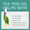 Tea Tree Eyelid Cleanser Wipes - 30 Single-Use Towelettes - Eyelash and Eyelid Wipes for Soothing Dry Eye Irritation, Demodex Removal and More view 2