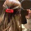 2 Pcs Sweet Red Imitation Pearls Hair Barrettes Fashion Alloy Side Clip Hairpin Hair Clips Wedding Bride Hair Accessories for Women (C#) view 2