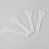 100Pcs Mini Disposable Cosmetic Spatulas Facial Care Cream Mask Spoon Stick Plastic Mixing Spatulas Makeup Scoop for Mixing and Sampling Makeup Cosmetic Beauty Tools, White view 4