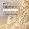 Wells Oil Rice Bran Oil 4 oz | 100% Pure Rice Bran Oil (Carrier Oil) | For Skin & Hair | Refined & Cold Pressed | DIY Creams & Lotions view 3