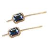 2PCS Crystal Hair Pins Rhinestone Hair Clips Bobby Pins Hair Barrettes for Women Ladies Girls (Blue) view 1