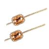 2PCS Crystal Hair Pins Rhinestone Hair Clips Bobby Pins Hair Barrettes for Women Ladies Girls (Pink) view 1