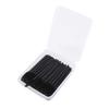 100 Pcs Disposable Eyelash Mascara Brushes with Case, Cozylkx Wands Applicator Makeup Brush Makeup Kits, Black view 1