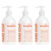 Sapadilla Liquid Hand Soap - Grapefruit + Bergamot - Made with 100% Pure Essential Oil Blends, Cleansing & Moisturizing, Aromatic & Fragrant Hand Soap, Plant Based, Biodegradable, 12 Ounce (Pack of 3) view 1