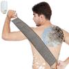 Loofah Back Scrubber for Shower, Natural Soft Flax Back Exfoliator Cleaner for Shower Acne, Extra Long Back Scrub Washer, Dual-Sided Bath Exfoliating Scrubber, Deep Clean&Invigorate Skin for Men/Women view 1