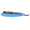 G4 Vision Stainless Steel Straight Edge Barber Shaving Razor with Blade for Close Shaving Men Folding Replaceable Blades (Blue Rainbow) view 3