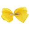 8 Inch Grosgrain Bow for Women and Girls (Yellow) view 4