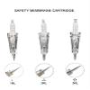 10 PCS 3RL M Permanent Make Up Needle Cartridge With Safety Membrane for Cordless Tattoo Machine Ombre Powder Brow By Mellie Microblading Shading Eyeliner Lip Tattoo (3P/RL With Membrane) view 3
