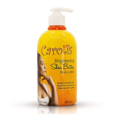 CAROTS, Skin Brightening Body Lotion  17.6 fl oz / 500ml  Helps to Remove Dark Spots, with Shea Butter, Arbutin Complex and Vitamin A