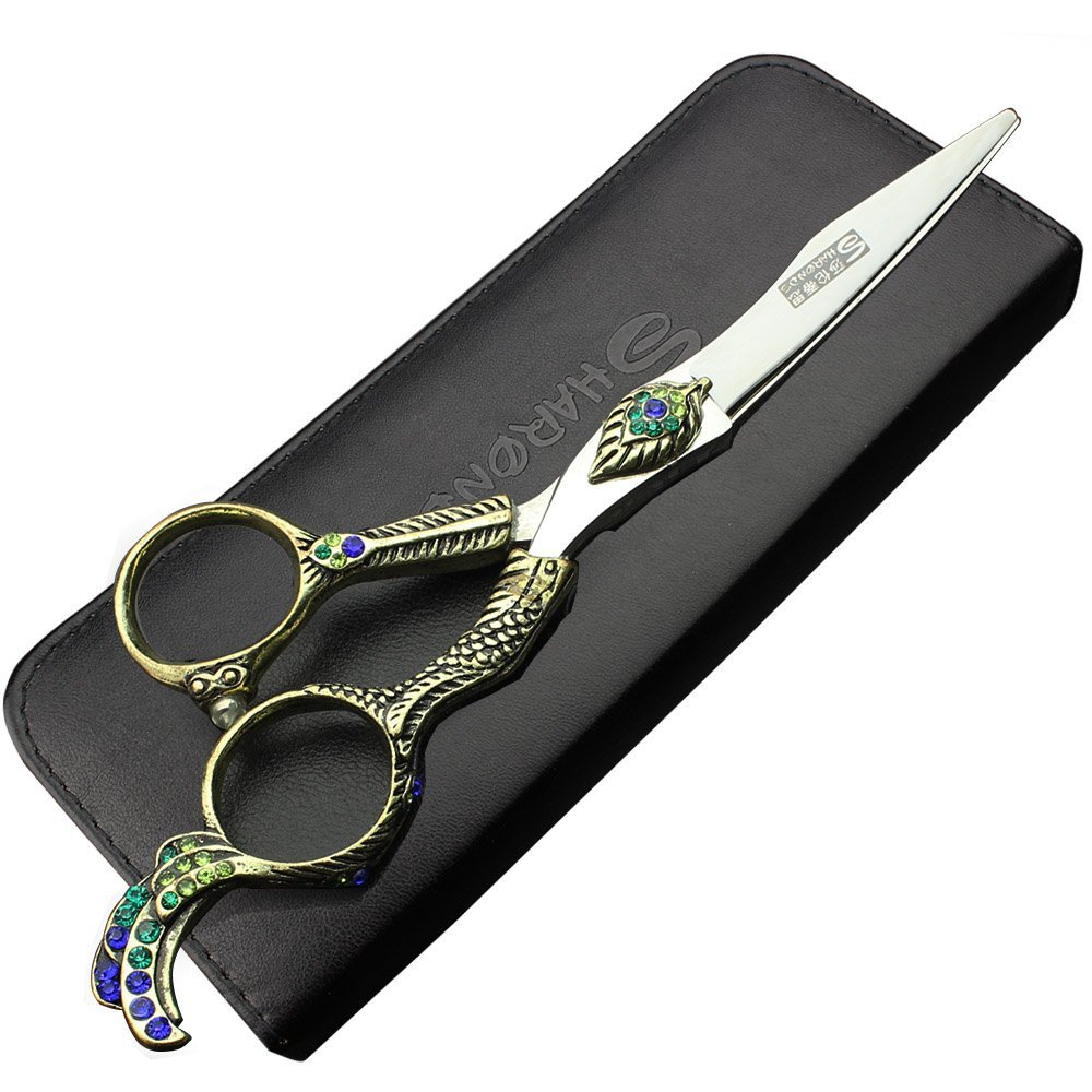 6.0 Inches, Special Scissors for Hair Salon. Hairdressing Scissors Set, Imported From Japan 440c Steel, Unisex, Household Use. (cutting)
