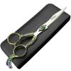 6.0 Inches, Special Scissors for Hair Salon. Hairdressing Scissors Set, Imported From Japan 440c Steel, Unisex, Household Use. (cutting) view 1