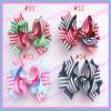 Utini 500pcs 3.5 inches Two Tone Boutique Hair Bows Hair Clips Girl Hair Bows Girl Hair Accessories view 1
