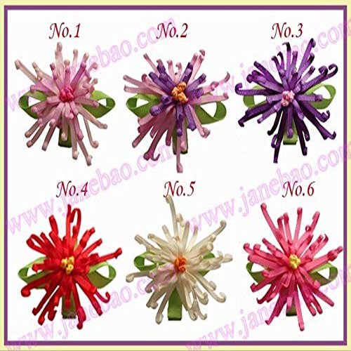 Utini 320pcs Girls Bug Hair Bow Clip Ribbon Flower Clips Style Boutique Hair Bow Girl Bug Bows