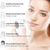 Blackhead Remover Vacuum, Rechargeable Electric Blackhead Remover Blemish Acne Comedone Pimple Cleaner Removal Kit with 3 Suction Modes and 5 Replacement Probes for Men Women(Silver) view 3