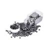 1000Pcs Premium Silicone Micro Link Rings 5mm Lined Beads for I Tip Hair Extensions (1000Pcs, Black) view 4