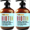 Biotin Shampoo and Conditioner Set - Volume Boosting Formula for Men and Women to Help Thinning Hair - Sulfate and Paraben Free with Thickening Properties - Volumizing Products to Improve Fullness view 1