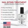 Ellie Chase Stop Nail Biting Deterrent Treatment Polish Extra Bitter Taste 0.5 Oz | Stop Putting Fingers In Your Mouth | Safe For Adults & Kids | Helps Nail Growth Made in USA | DBP Free, TPHP Free view 2
