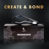 Hair Extension Fusion Bonding Tool by Everlong Hair, Patented Professional Grade Ergonomic Patented Design Keratin Glue Melting Connector Wand U-tip, Keratip, Fusion 100% Remy Human Hair Extensions view 2