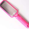 3pcs Double Sided Foot Grinding Tool Professional Stainless Steel Pedicure File Rosy Foot File Pink Sandpaper Boards for Smooth Use view 3