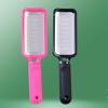 3pcs Double Sided Foot Grinding Tool Professional Stainless Steel Pedicure File Rosy Foot File Pink Sandpaper Boards for Smooth Use view 4