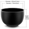 Amazing Men's Wet Shaving Kit - Mysterious Black Shaving & Grooming Sets - Deluxe Heavyweight Shaving Brush Razor Stand with Stainless Steel Soap Bowl and Friendly Brush view 3
