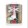 Cricket Shear Xpressions 5.75" Professional Hair Cutting Scissors - Barber Scissors, Japanese Stainless Steel for Stylists and Home Use, Ciao Bella, White, Green and Red view 2