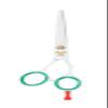 Cricket Shear Xpressions 5.75" Professional Hair Cutting Scissors - Barber Scissors, Japanese Stainless Steel for Stylists and Home Use, Ciao Bella, White, Green and Red view 4