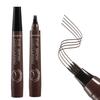 Boobeen Waterproof Eyebrow Pen - Microblading Eyebrow Pencil with a Micro-Fork Tip Applicator - Creates Natural Looking Brows Makeup Effortlessly view 1