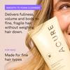 Acure Vivacious Volume Conditioner - Volumizing Conditioner for Women & Men, Lightweight & Moisturizing for Fine, Thinning Hair, Boost & Lift Thin Hair, Paraben & Sulfate Free, Clean, Vegan - 8 fl oz view 3
