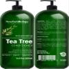 New York Biology Tea Tree Shampoo and Conditioner Set - Deep Cleanser - Relief for Dandruff and Dry Itchy Scalp - Therapeutic Grade - Helps Promote Hair Growth - 16.9 Fl Oz view 3