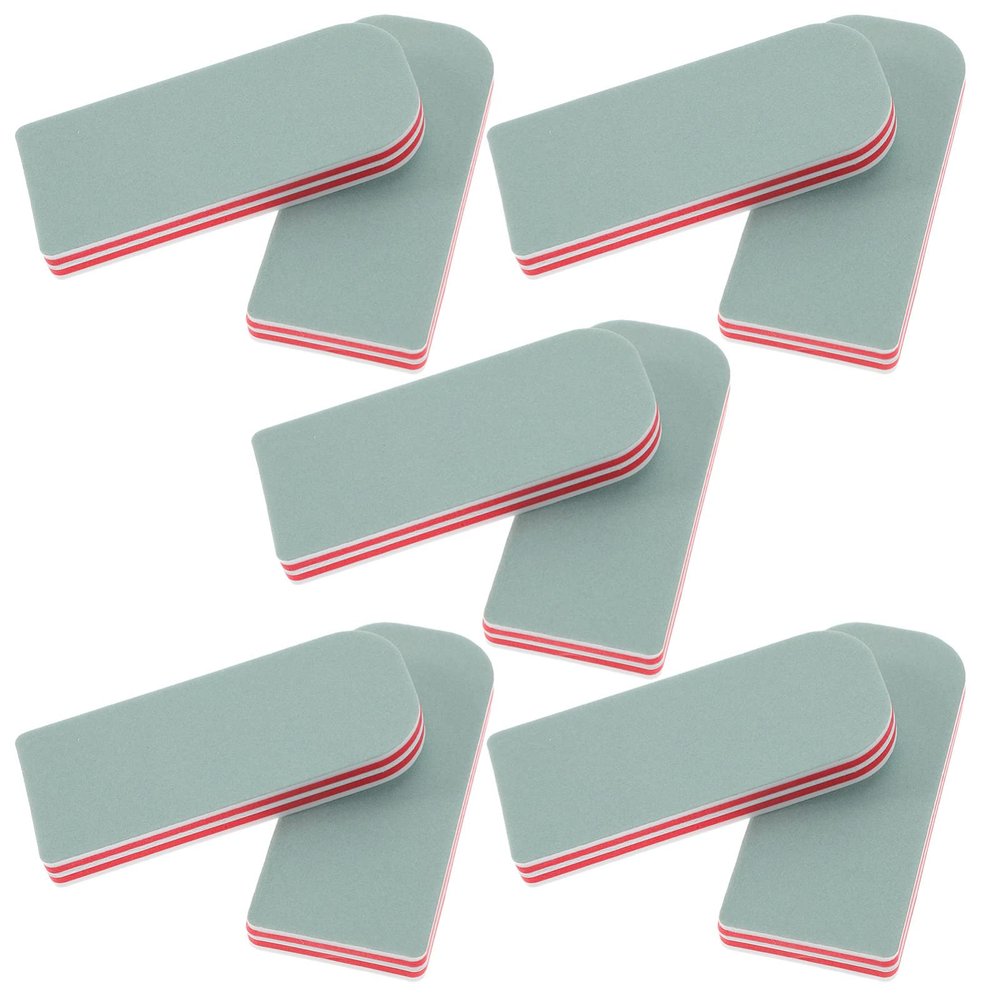 10pcs Nail Buffer File 2 Way Nail Art Shiner Polisher Buffing Sanding Files Block Pedicure Manicure File for Jade Artwork Walnut Nail