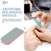 10pcs Nail Buffer File 2 Way Nail Art Shiner Polisher Buffing Sanding Files Block Pedicure Manicure File for Jade Artwork Walnut Nail view 3