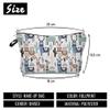 Cosmetic Bag for Women,EastDeals Adorable Roomy Makeup Bags Travel Waterproof Toiletry Bag Accessories Organizer Cactus Liama Gifts view 2