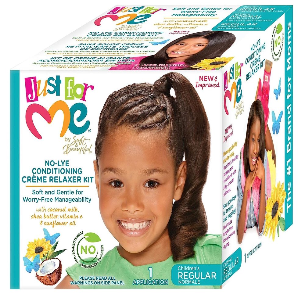 Just For Me No-Lye Conditioning Creme Relaxer Kit Regular 40021347 37200