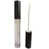 4 Pieces 5ml Clear Empty Eyeliner Tubes with Black Lid Refillable Eyelash Growth Liquid Bottle Plastic Eyeliner Vials Tube with Brush Eyelash Growth Oil Mascara Tube Come with 2 Mini Palstic Funnels view 2