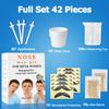 Nose Wax Kit from CoFashion - 50g Wax for Hair Removal, 20 Applicators (Up to 20 Uses), 10 Paper Cups for Nose and Ear Waxing view 2
