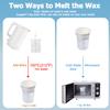 Nose Wax Kit from CoFashion - 50g Wax for Hair Removal, 20 Applicators (Up to 20 Uses), 10 Paper Cups for Nose and Ear Waxing view 3