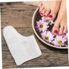 Healifty Clear Plastic Disposable Booties Paraffin Bath Liners for Foot Pedicure Hot Spa Wax Treatment Larger Thicker Thermal Therapy Feet Covers Bags 200pcs view 3