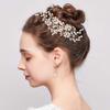 3pcs Wedding Pearl Hairpin Bridal Crystal Hairpin Bridal Pearl Wedding Crystal Side Comb Rhinestone Comb Bride Strands view 4