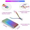 Rainbow Manicure Kits 18 Pcs Nail Clippers for Women Gift SFYDOM Women's Rainbow Leather Manicure Set (18-RainbowManicure Kits) view 2