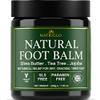 Organic Tea Tree Foot Balm for Dry Cracked Feet & Heels - Intensive Callus Remover & Foot Repair Cream with Shea Butter - Moisturizer for Rough Hard Skin & Cracked Heel Treatment for Men & Women view 1