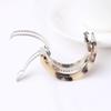 3PCS Fashion Acrylic Hair Barrettes Ponytail Holders Barrettes Retro Large Hair Barrettes Simple Automatic Hair Clip French Clip Barrettes for Women Ladies view 4
